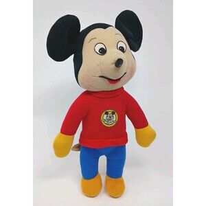 Mickey Mouse Club Vintage 1976 Plush Stuffed Animal Doll Knickerbocker Toy 12”